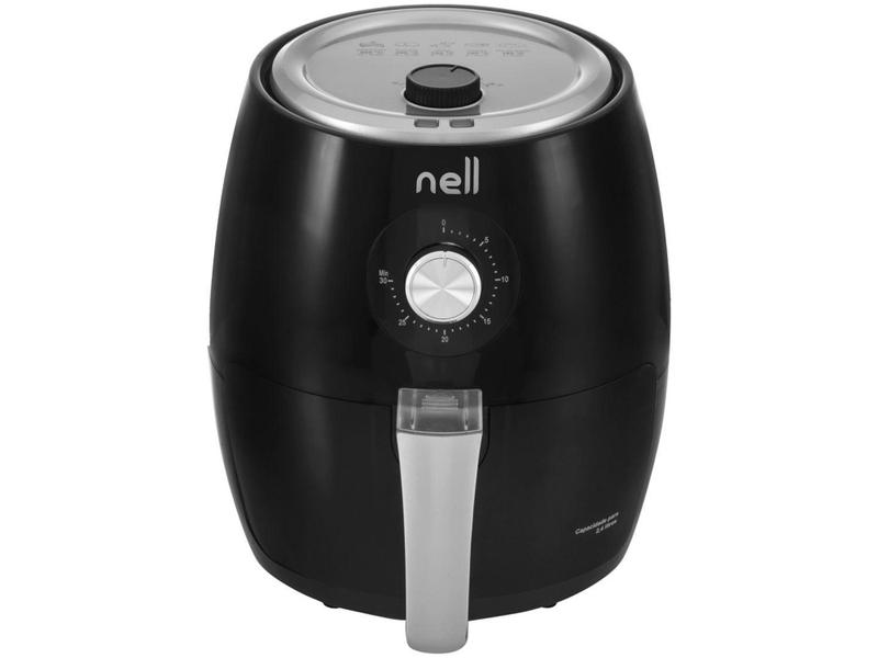 Imagem de Fritadeira Elétrica sem Óleo/Air Fryer Nell Smart - Preta 2,4L com Timer