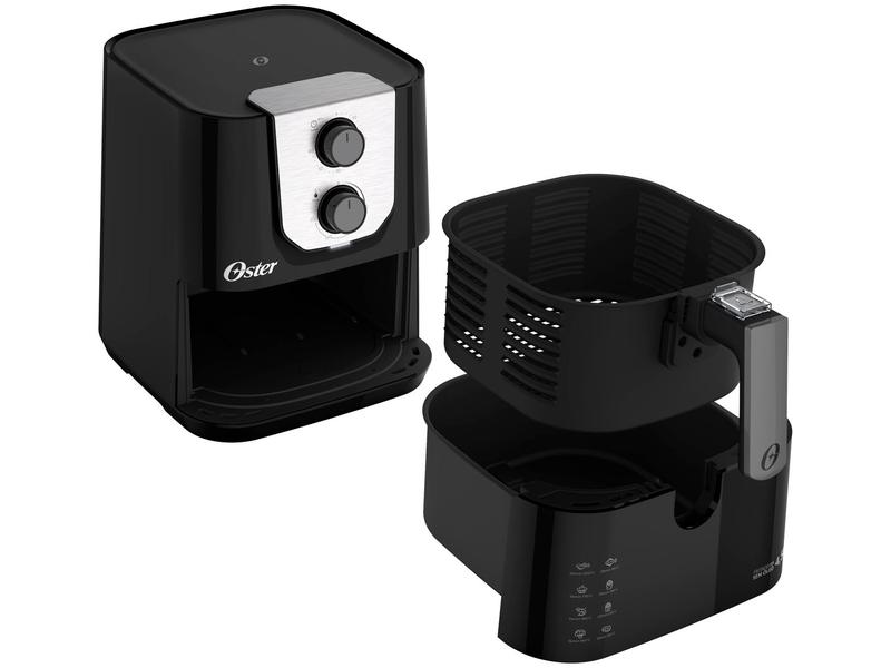 Imagem de Fritadeira Elétrica sem Óleo/Air Fryer Oster Black Perform Preta com Timer 4,5L