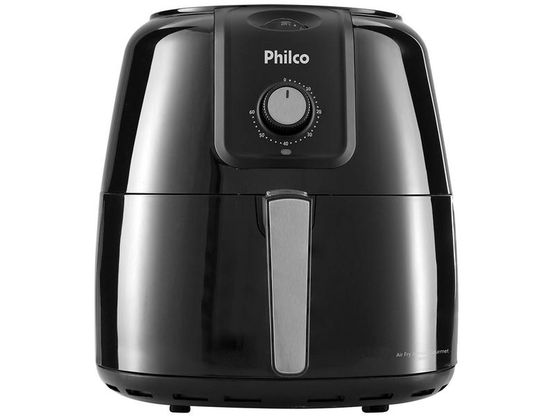 Fritadeira Elétrica sem Óleo/Air Fryer Philco Gourmet PFR13P Preta 8,1L com Timer Fritadeira Elétrica sem Óleo/Air Fryer Philco Gourmet PFR13P Preta 8,1L com Timer