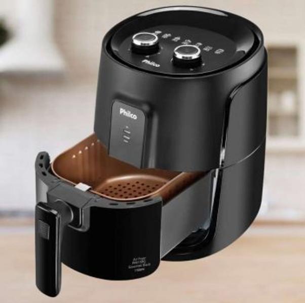 Imagem de Fritadeira Elétrica sem óleo/Air Fryer Philco - PFR15PG Preto 4,3L com Timer