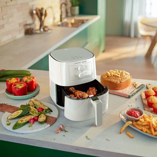 Imagem de Fritadeira Elétrica Sem Óleo Air Fryer Philips Walita RI9201 4,1 L - Branca