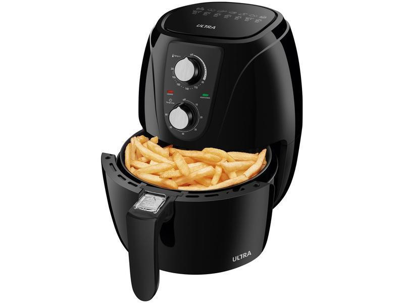 Fritadeira Elétrica sem Óleo/Air Fryer Ultra AF-UT-01 Preta com Timer 3,2L Fritadeira Elétrica sem Óleo/Air Fryer Ultra AF-UT-01 Preta com Timer 3,2L
