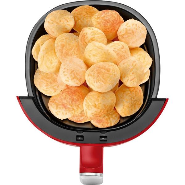 Imagem de Fritadeira Elétrica sem Óleo Airfryer Antiaderente Easy Black ou Red 2,4l Lenoxx 220v