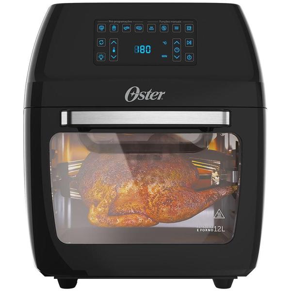 Imagem de Fritadeira Elétrica Sem Óleo Oster 12 Litros Preta 220V OFRT780