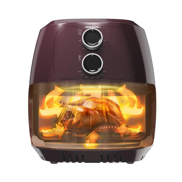 Imagem de Fritadeira Elétrica sem Óleo Vermelha Wap Air Fryer Potência de 1500w Antiaderente 220v