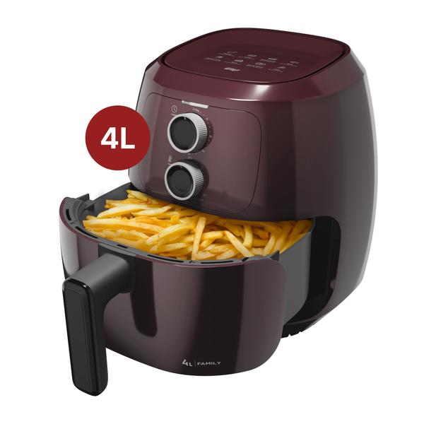 Fritadeira Elétrica Sem Óleo WAP Air Fryer 4L 1500W Vemelha 220V Fritadeira Elétrica Sem Óleo WAP Air Fryer 4L 1500W Vemelha 220V