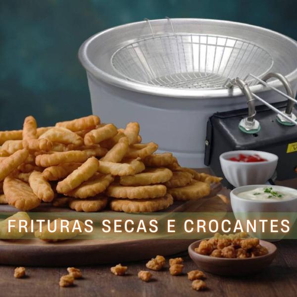 Imagem de Fritadeira Elétrica Tacho Redonda 5l Profissional Fritura