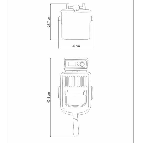 Imagem de Fritadeira Elétrica Tramontina by Breville Smart em Aço Inox 7 Funções 4 L 220V 69160012