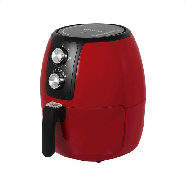 Imagem de Fritadeira Elétrica Vermelha Air Fryer Supremma 3,6L 1400W 127V Agratto - 11229