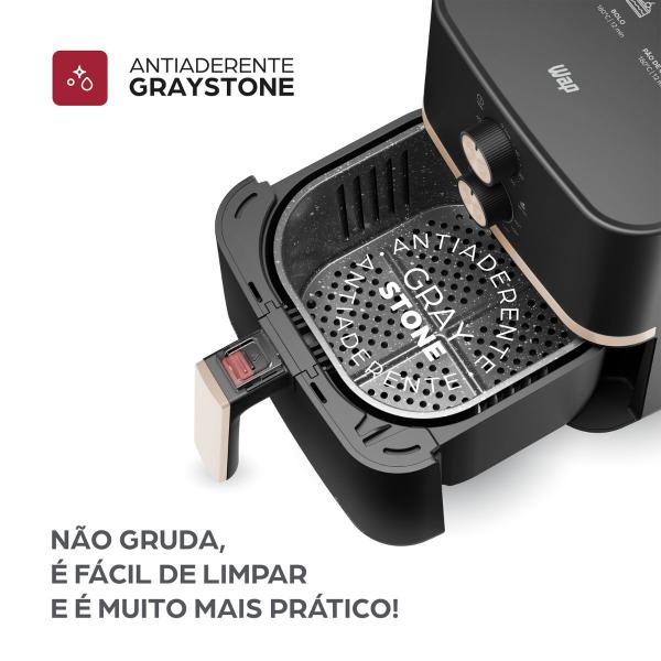 Imagem de Fritadeira Elétrica WAP Air Fryer Family 4L 1500W 127V Preto