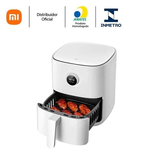 Imagem de Fritadeira Eletrica Xiaomi Mi Smart Air Fryer Google Assistente Alexa 1.400 Watts 220V Branca