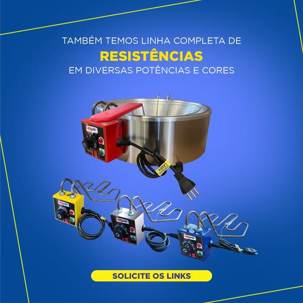 Fritadeira industrial Elétrica 3Litros aço inoxidável ZP03E - Zepper Imagem de Fritadeira industrial Elétrica 3Litros aço inoxidável ZP03E