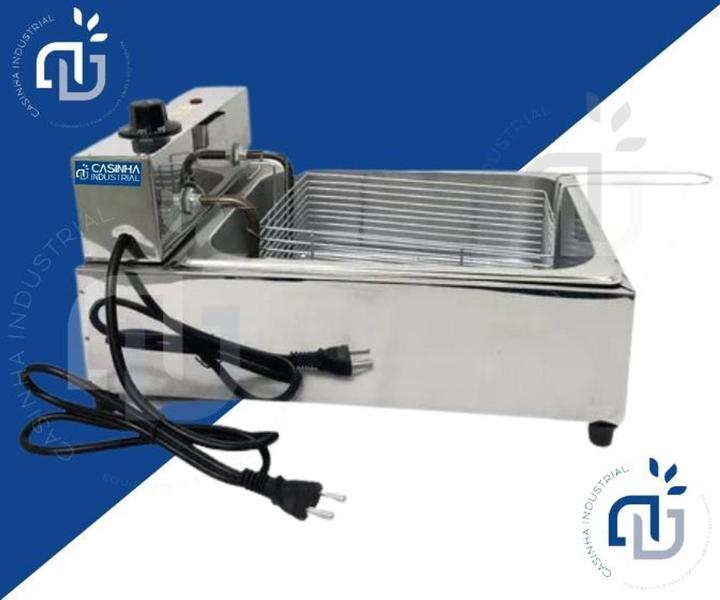 Imagem de Fritadeira Industrial Elétrica PREMIUM 5.0 Profissional Cuba 5L - Casinha Industrial