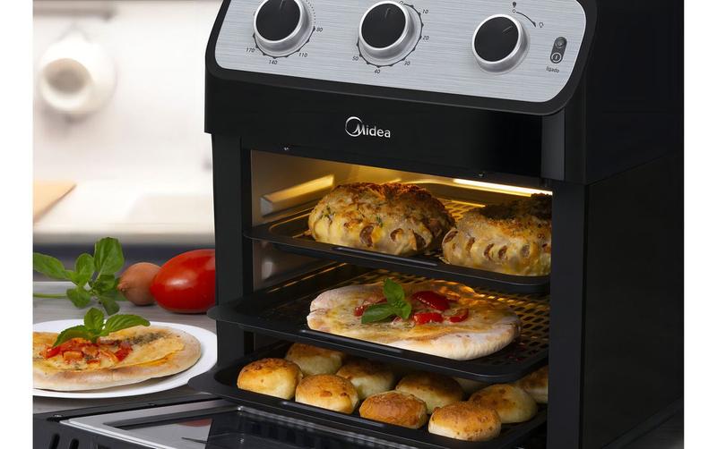 Imagem de FRITADEIRA OVENFRYER MIDEA 12LT FFA20P1 Preto 110v