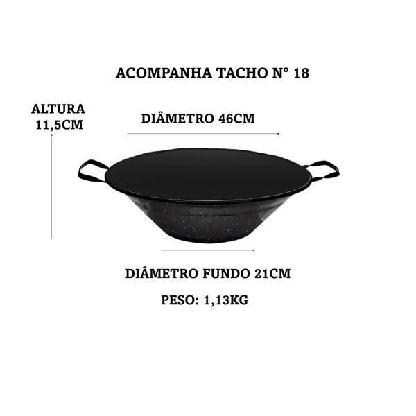Fritadeira Pasteleiro Médio Fogão Industrial À Gás C/Tacho - ROA Imagem de Fritadeira Pasteleiro Médio Fogão Industrial À Gás C/Tacho