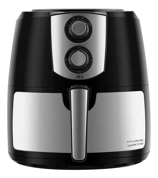 Fritadeira Philco Air Fry Jumbo, 7,2 Litros, 127V, 1800W, Preto E Inox PFR06PI - BRITANIA Fritadeira Philco Air Fry Jumbo, 7,2 Litros, 127V, 1800W, Preto E Inox PFR06PI - BRITANIA