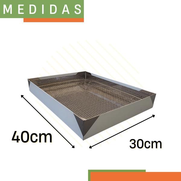 Imagem de Fritadeira Profissional Inox 5l + Escorredor De Salgados