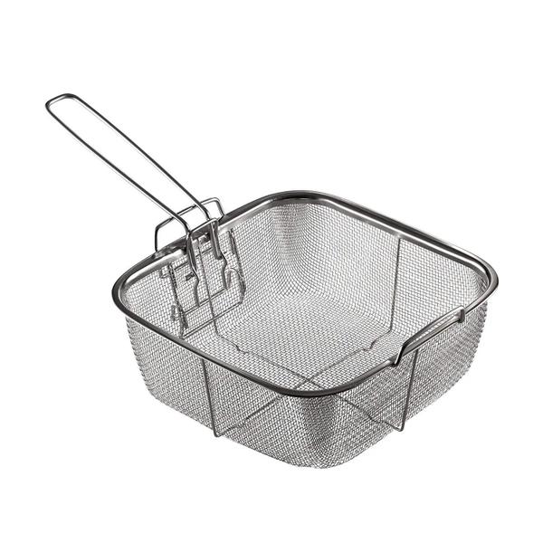 Fritadeira quadrada antiaderente com cesto e tampa, material cerâmico, acabamento em cobre, placa de indução em aço ino - CAÇAROLA FRIGIDEIRA FRITADEIRA Imagem de Fritadeira quadrada antiaderente com cesto e tampa, material cerâmico, acabamento em cobre, placa de indução em aço ino