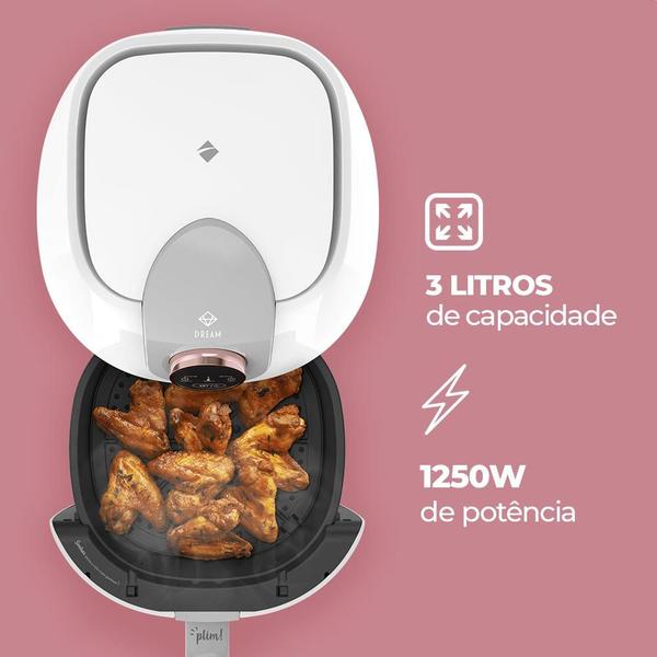 Imagem de Fritadeira Sem Óleo 3L Cadence Dream Rosé Gold