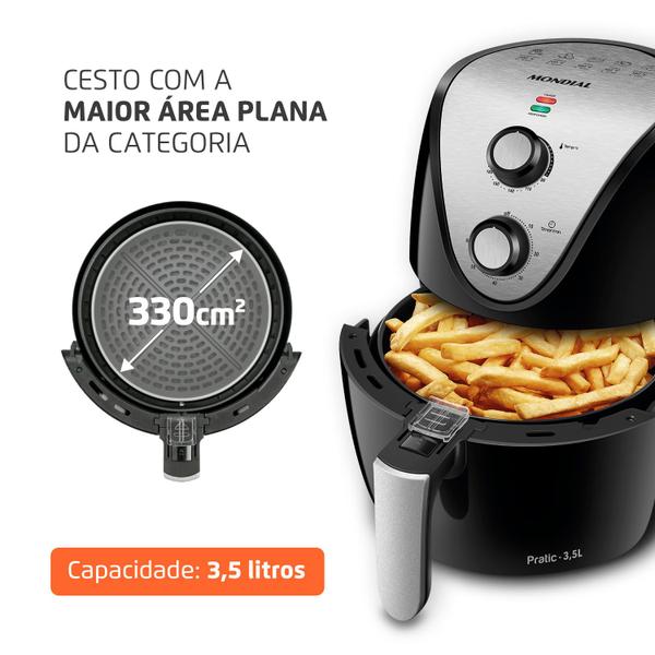 Imagem de Fritadeira Sem Óleo Air Fryer 3,5L Mondial AF-30-I