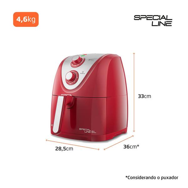 Imagem de Fritadeira Sem Óleo Air Fryer 5L Mondial AFN-51-RI