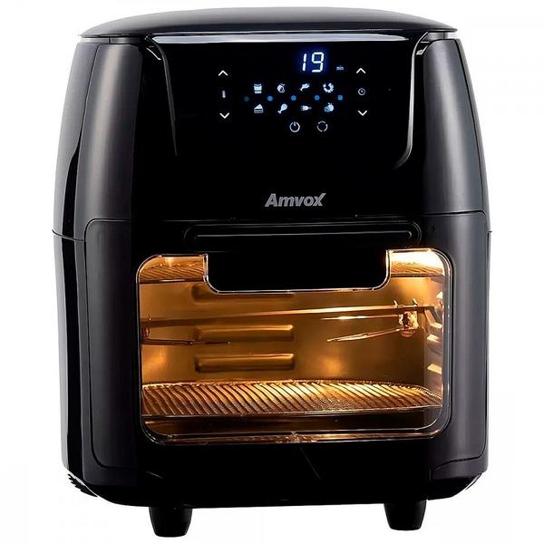 Imagem de Fritadeira Sem Óleo Air Fryer Oven 12L Amvox Preto 1700W 220V - ARF 1222