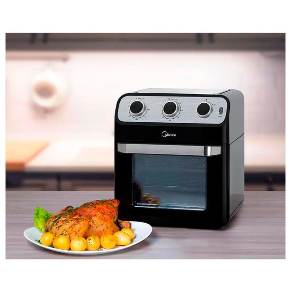 Imagem de Fritadeira Sem Óleo Air Fryer OvenFryer 12L Midea Preto 1700W 220V - FFA20P2