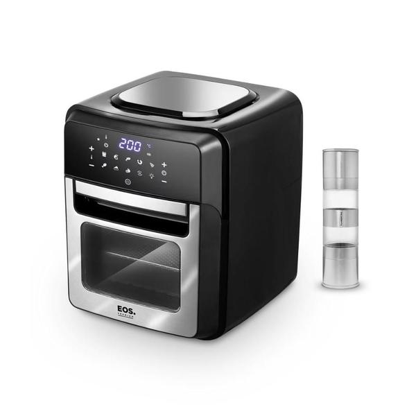 Imagem de Fritadeira Sem Óleo Air Fryer Toutch EAF12I 220V EOS com Moedor Sal e Pimenta Duplo Tramontina