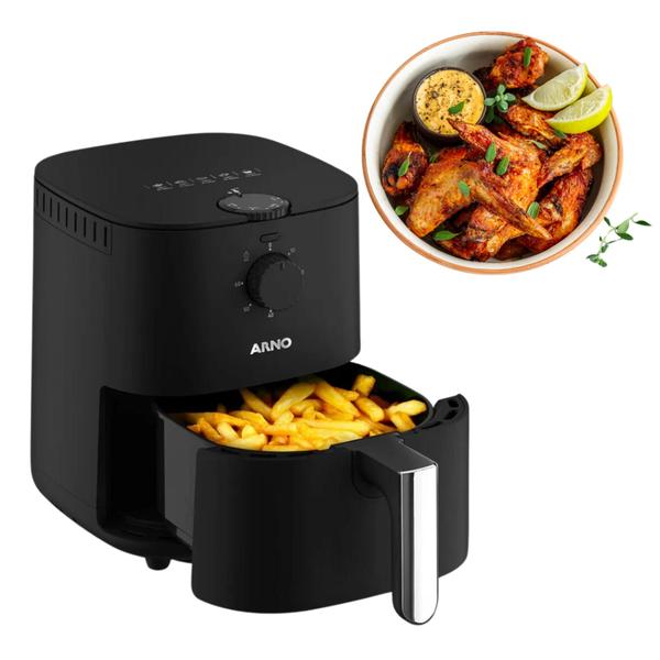 Imagem de Fritadeira sem Óleo Airfryer Arno Essential 3,5L AFE3 Cor Preto 127V