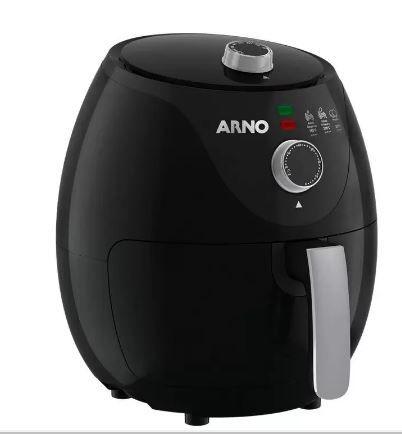 Imagem de Fritadeira sem óleo Arno Airfry Easy Fry com 3,2 litros Hot Air e Cesto Removível Preta