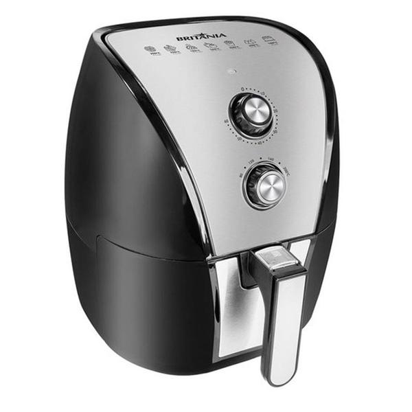 Imagem de Fritadeira sem Óleo Britânia Air Fryer BFR40PI  5 Litros, 1500W, Preto/Inox - 220V