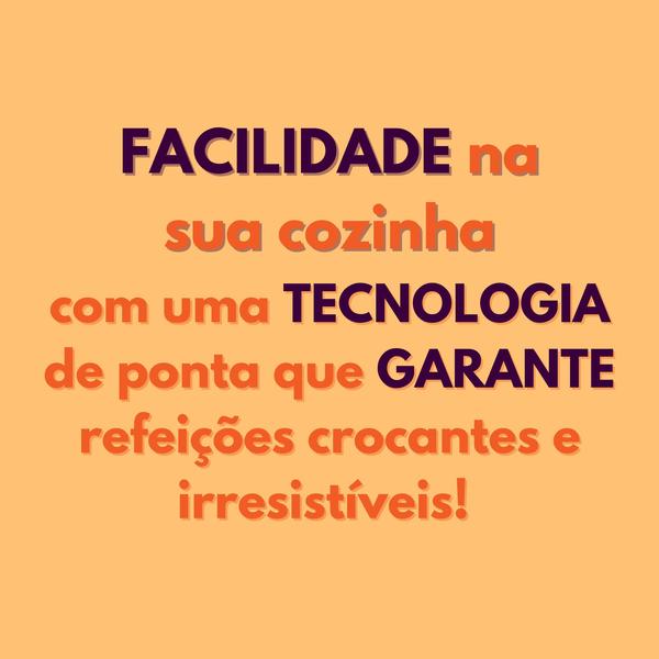 Imagem de fritadeira sem óleo com painel touch air frayer RI9270 127V