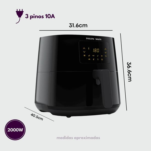 Imagem de fritadeira sem óleo com painel touch air frayer RI9270 127V