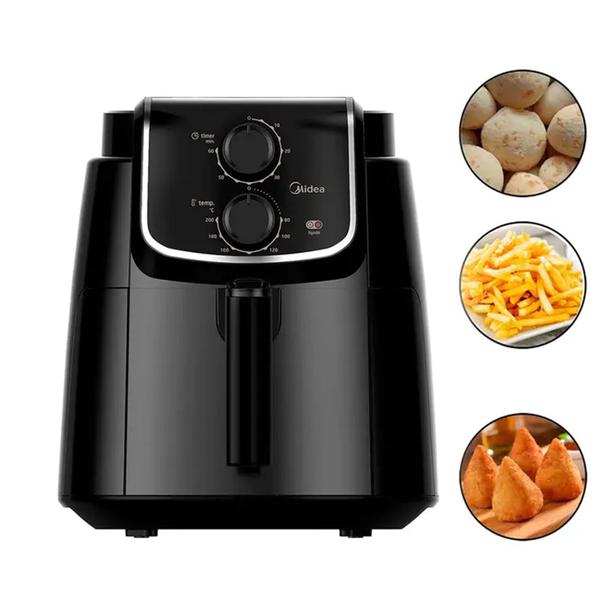 Imagem de Fritadeira Sem Óleo Midea GourmetFry 4L 1500W FRB45P1 127V