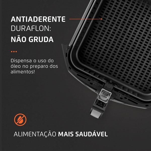 Imagem de Fritadeira Sem Óleo Mondial 8L 1900W Preta - Afn-80 - 127V