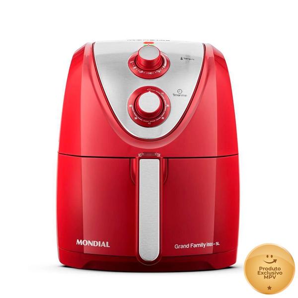 Fritadeira Sem Óleo Mondial AFN-50 Premium Line Inox 5L