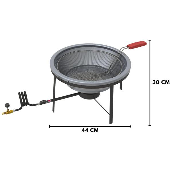 Imagem de Fritadeira Tacho De Fritura A Gás 7 Litros Prt-07 Progás