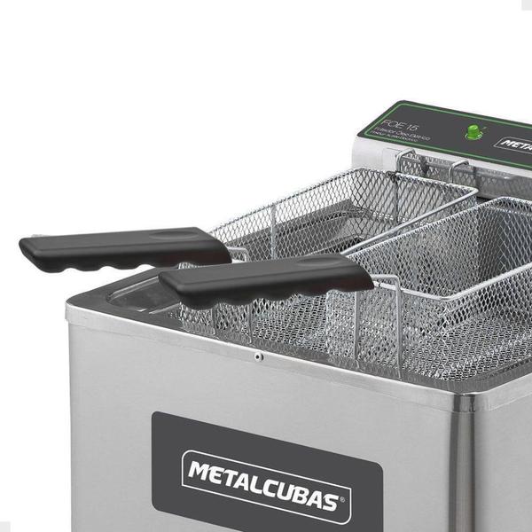 Imagem de Fritadeira Zona Fria de Óleo FOE 15M 5500W Metalcubas 220V