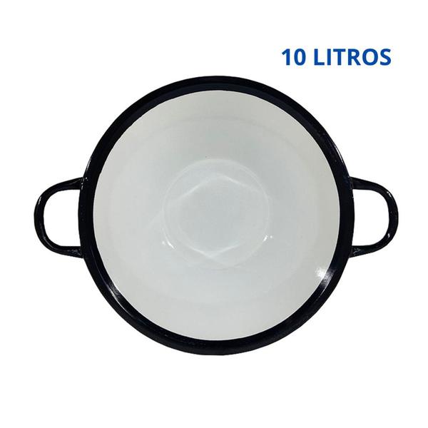 Imagem de Fritador Tacho de Fritura 10 Litros Industrial à Gás + Mangueira de Alta Pressão