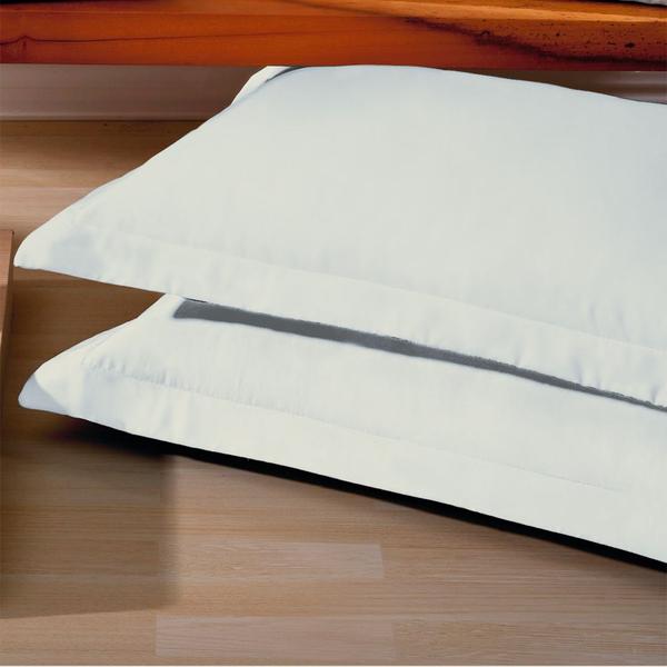 Fronha 4 Abas Avulsa Bambu 600 Fios Bulgari 50 x 70cm - Casa di Valle Imagem de Fronha 4 Abas Avulsa Bambu 600 Fios Bulgari 50 x 70cm