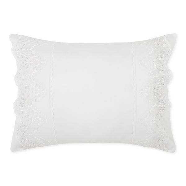 Imagem de Fronha Altenburg Bordados em Cetim 300 Fios Lumiére 35cm x 50cm Branco