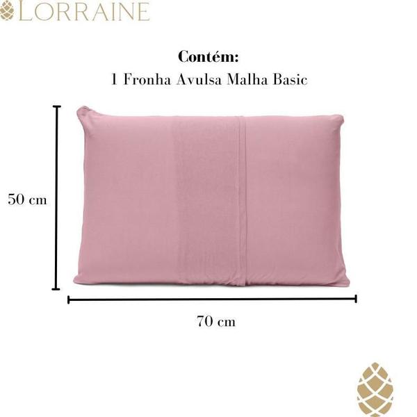 Fronha Avulsa Malha Penteada 100% Algodão Buettner - Rose Blush Imagem de Fronha Avulsa Malha Penteada 100% Algodão Buettner - Rose Blush