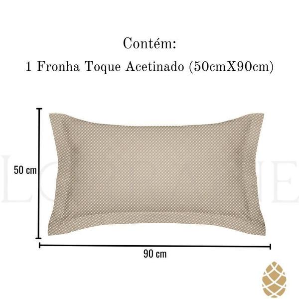 Fronha Avulsa Toque Acetinado 50X90 Altenburg Anti-Pilling Imagem de Fronha Avulsa Toque Acetinado 50X90 Altenburg Anti-Pilling