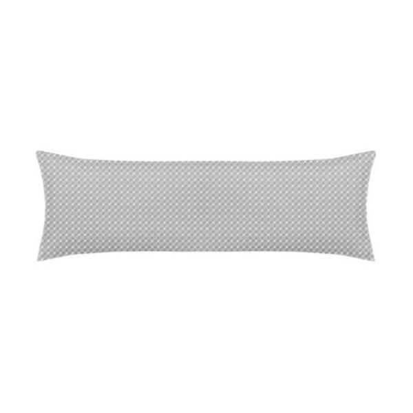 Imagem de Fronha Body Pillow Altenburg Toque Acetinado 40cm x 130cm Slim Zinc - Cinza