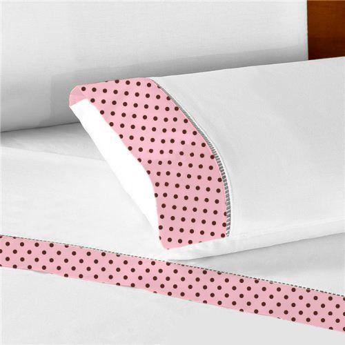 Fronha de Berço com Ponto Palito 30cm x 40cm Percal 180 fios - BEM ME QUER Imagem de Fronha de Berço com Ponto Palito 30cm x 40cm Percal 180 fios