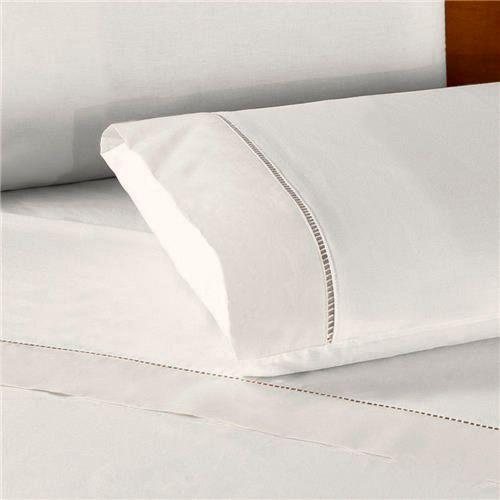 Fronha de Berço com Ponto Palito 30cm x 40cm Percal 180 fios - BEM ME QUER Imagem de Fronha de Berço com Ponto Palito 30cm x 40cm Percal 180 fios