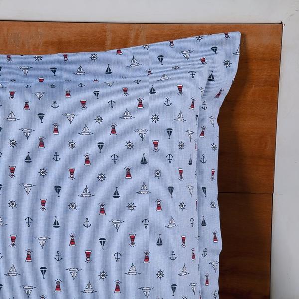 Fronha Estampada Infantil Joy 1 Peça 70cm x 50cm 80% Algodão / 20% Poliéster Percal 180 Fios - Valle Distribuidora Imagem de Fronha Estampada Infantil Joy 1 Peça 70cm x 50cm 80% Algodão / 20% Poliéster Percal 180 Fios