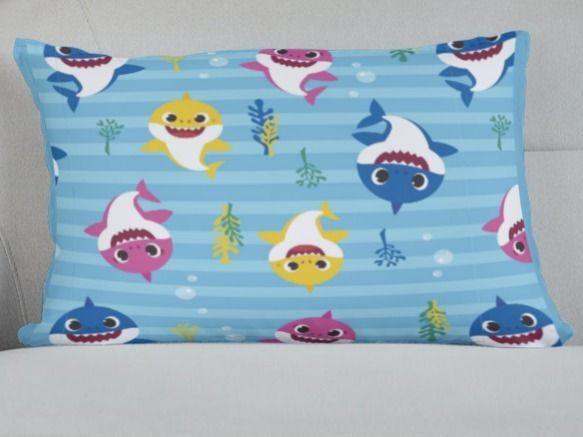 Imagem de Fronha Infantil Capa de Travesseiro Baby Shark