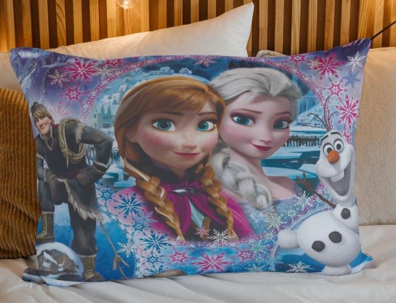 Imagem de Fronha Infantil Capa de Travesseiro Frozen Ana Elsa Olaf