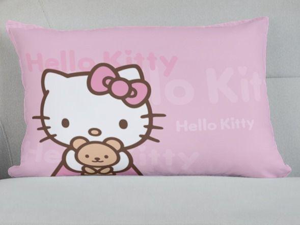 Imagem de Fronha Infantil Capa de Travesseiro Hello Kitty